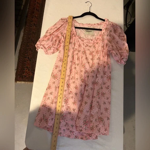 Damson Madder Women's Jemima Ruffle Mini Dress - Picture 4 of 7